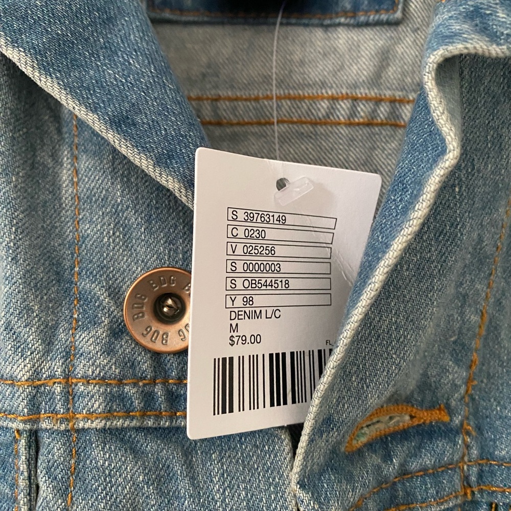 NWT BDG Jean Jacket - Picture 3 of 4